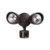 Watchman Premium 20W Dual-Heads LED Security Light - Bronze - 3000K