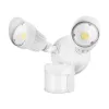 Watchman+ Dual-Heads 25W LED Security Light - White - Adjustable CCT