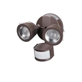25W LED Security Light Adjustable Bronze