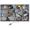 21.5" PoE-Powered CCTV Spot Monitor with Integrated Uniview 16 Channel IP Camera Decoder, Built-in Speakers, Vesa, Public View PVM, 1080P