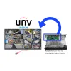 32" POE-Powered CCTV Spot Monitor with Integrated Uniview 16 Channel IP Camera Decoder, Built-in Speakers, Vesa, PVM