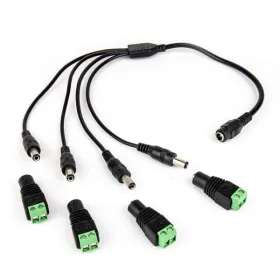 4 Way Splitter W/ 4 Female Connectors