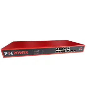 IPCamPower POEPower 8 Port 802.3bt POE++ Extreme Power Gigabit POE Switch, Full 90 Watts on Each Port, 770 Total Watts Budget-