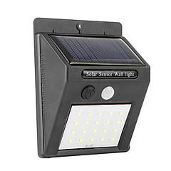 Solarek Solar Light 20 LEDs Outdoor PIR Motion Sensor Lights IP65 Waterproof 120° Sensing Wide Angle Lighting for Garage Front Door Garden Pathway