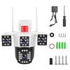 iMountek 1080P HD 4-Lens Security Camera 360° View WiFi Pan & Tilt Surveillance Camera Full Color Night Vision Auto Motion Tracking