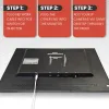 IPCamPower 21.5" 1080p PoE Powered Spot Monitor with Built-In 8 Ch. Video Decoder IP Camera Viewer