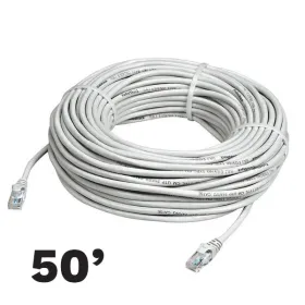 Premade CAT5e IP Camera Network Cable 50' or 100' (length: 50')