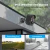 Security Battery Camera Solar Wireless WiFi Outdoor Monitoring 2 MP