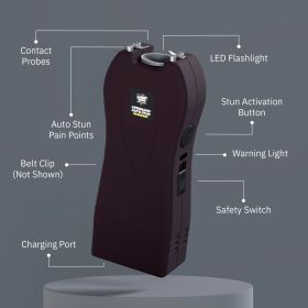 Lifeguard 65,000,000 Stun Gun with Auto Stun (Color: Teal)